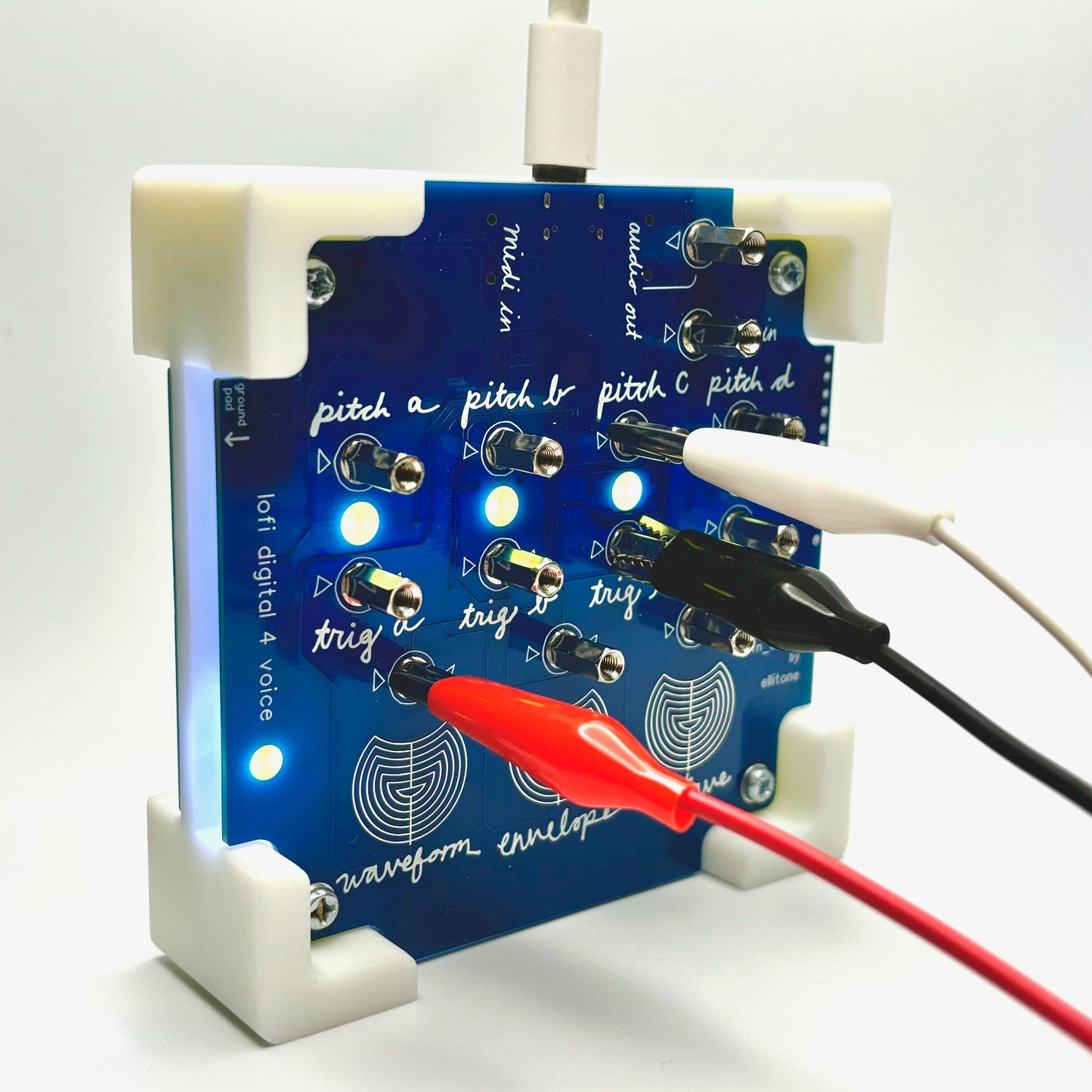 Digital 4-Voice Polyphonic Synthesizer [fn_block 01]